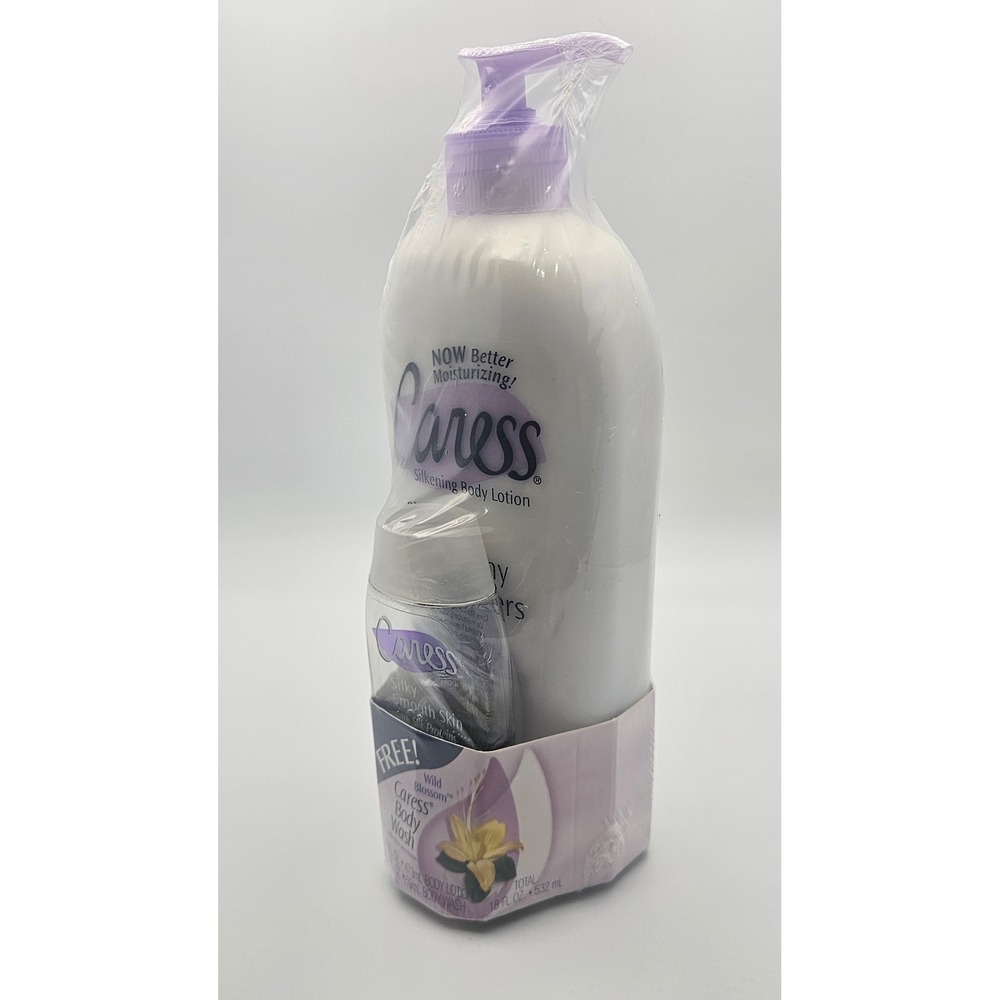Caress Silkening Wild Blossom Body Lotion 16oz Rare Discontinued Wash New Sealed - Picture 8 of 14